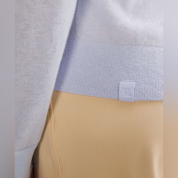 Lululemon Silk-Blend Crewneck Sweater in Pastel Blue - Picture 4 of 13